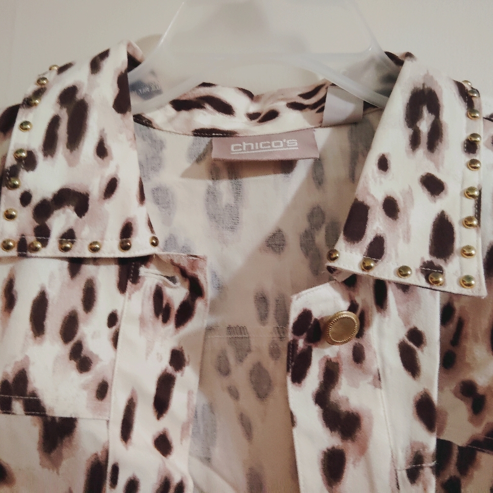 Chico Leopard Print Jacket - image 5